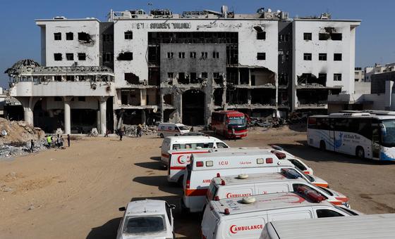 Медицинский комплекс «Аль-Шифа» в Газе.  